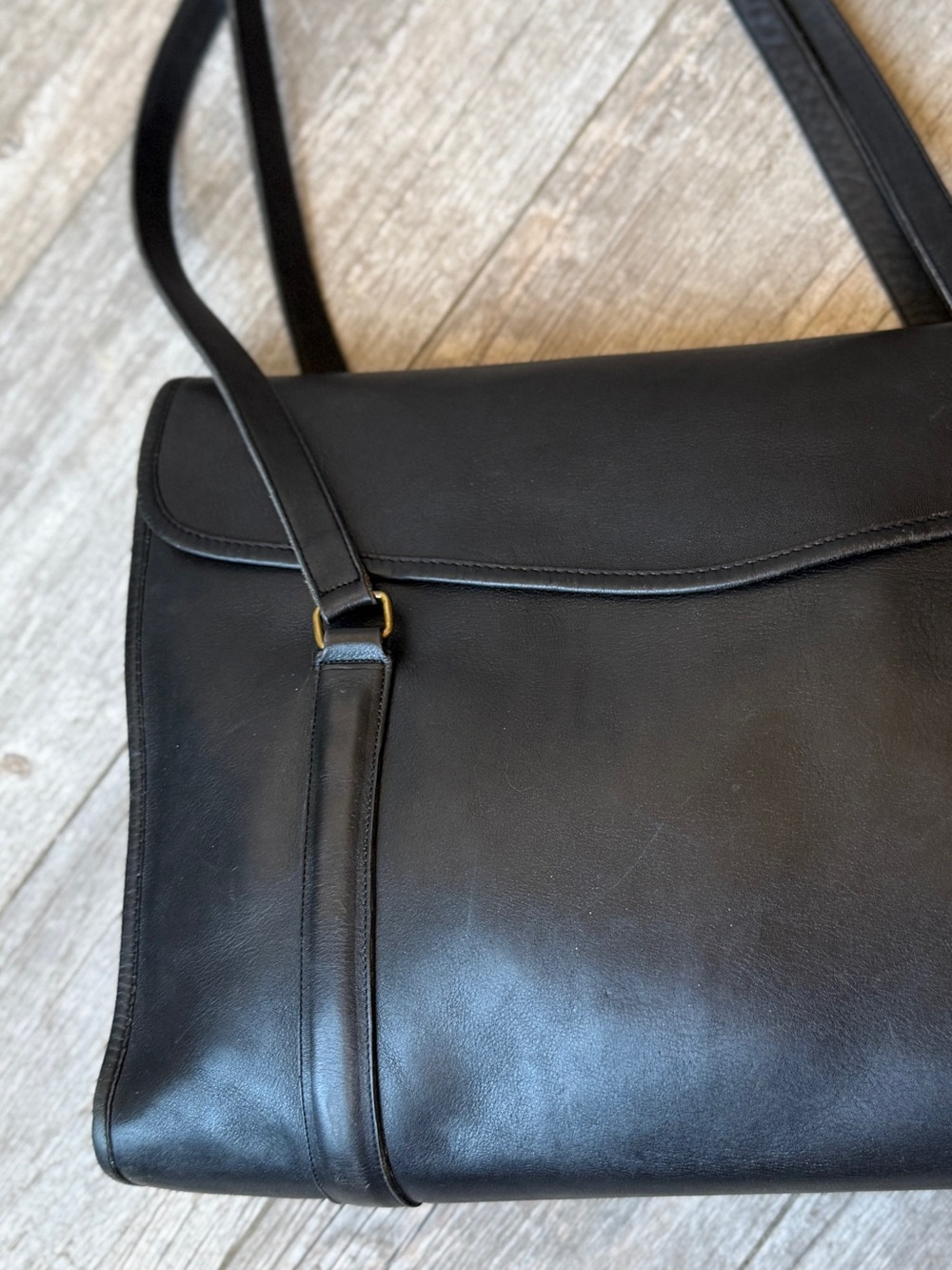 VTG NYC Coach Envelope Portfolio | Black | No. 5190 | Stunning Perfection - Picture 3 of 15